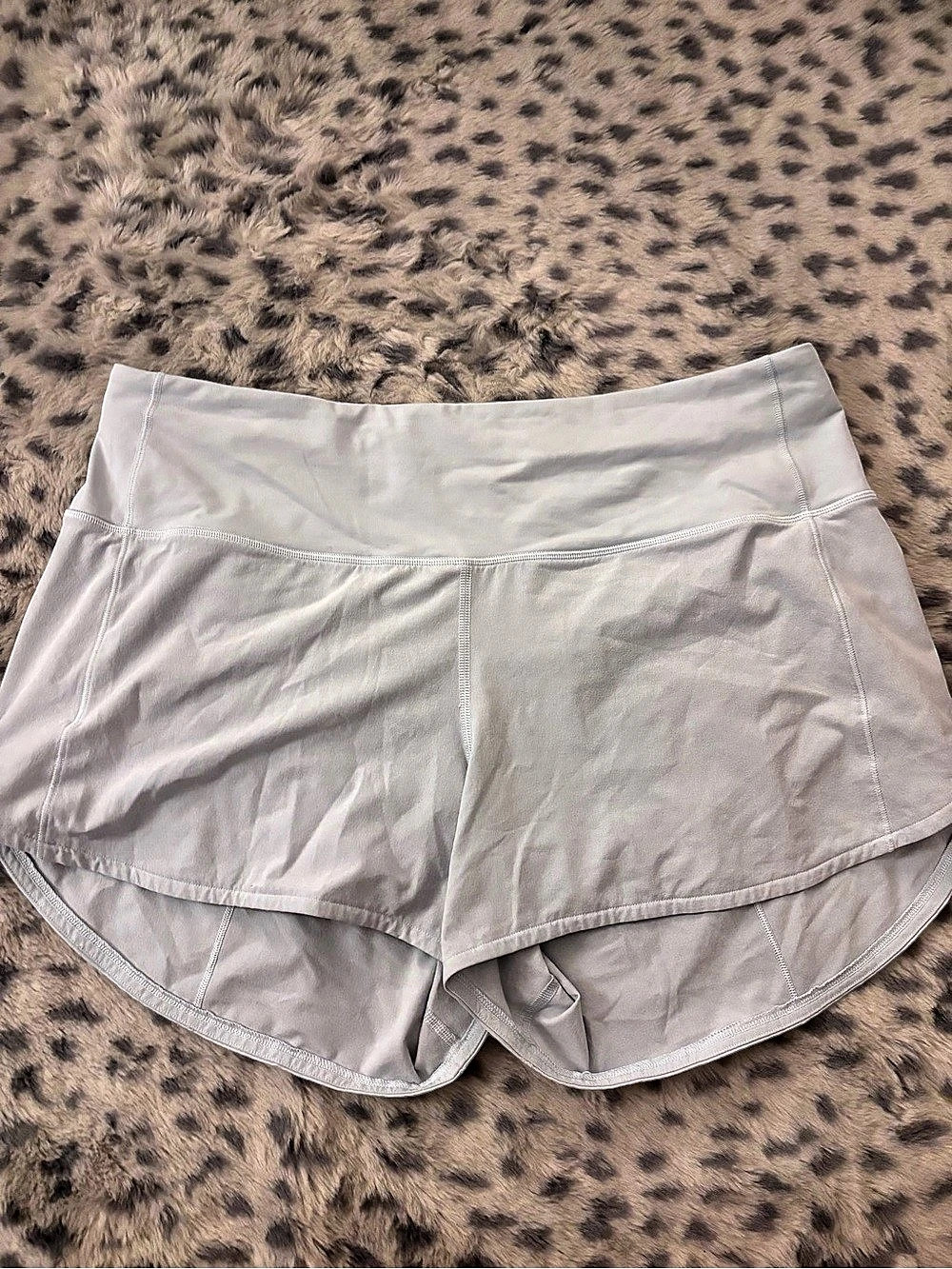 lululemon Speed Up Low-Rise Lined Short 2.5" Gray
